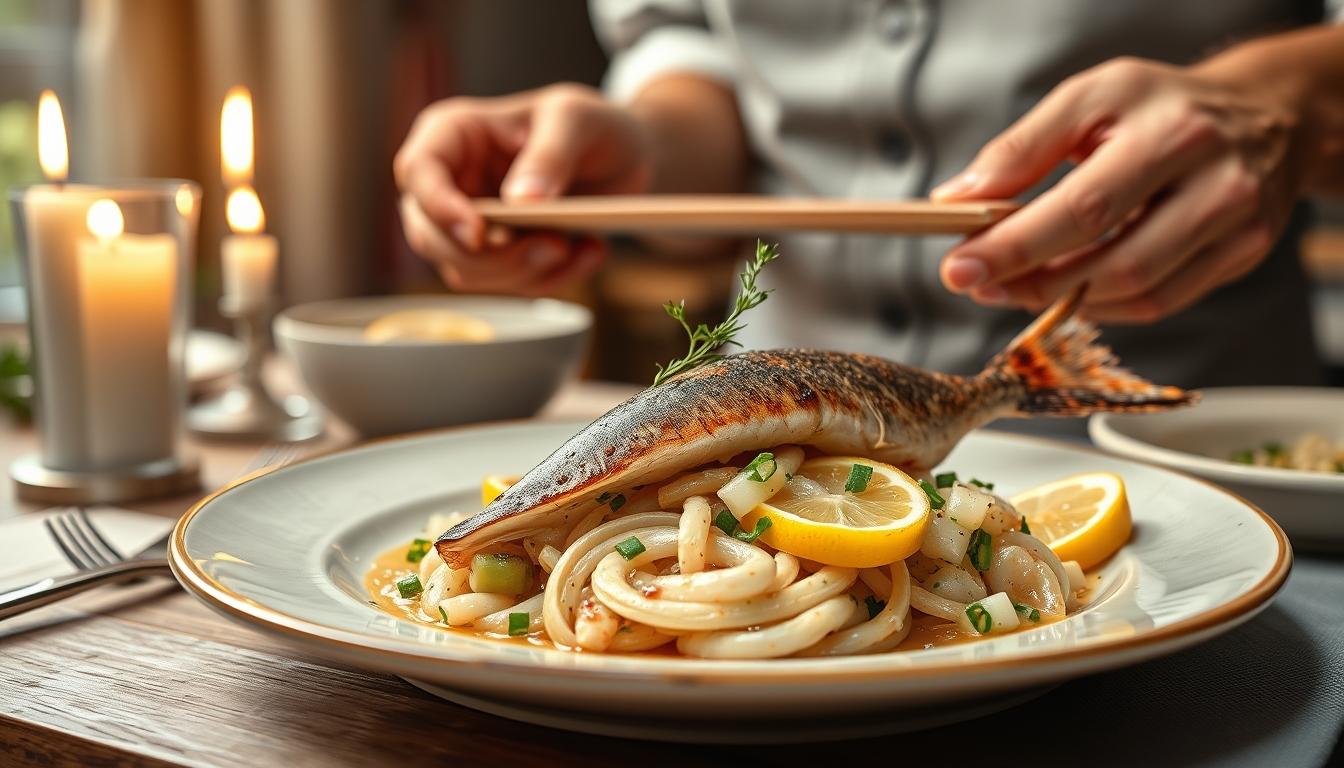 Quick weeknight dinner prepared in a home kitchen