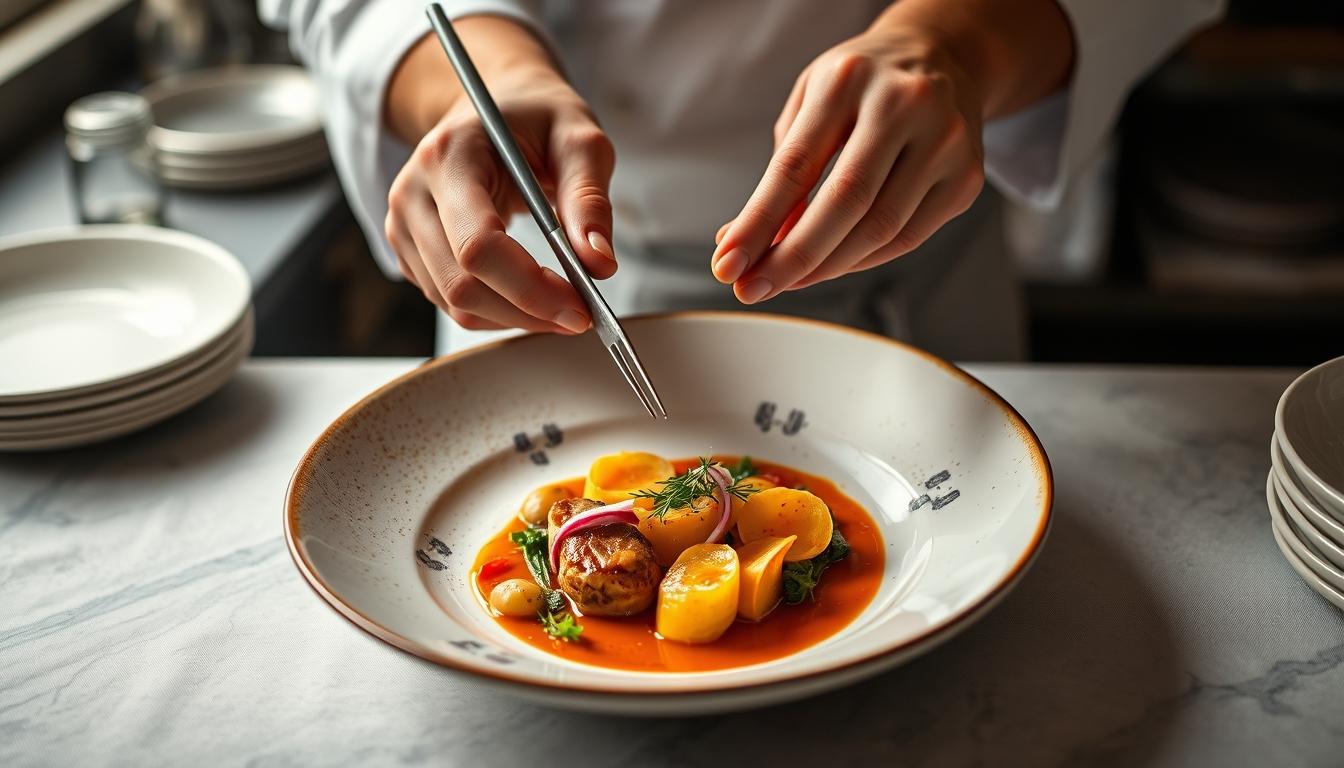 Balanced healthy meal prepared in a home kitchen